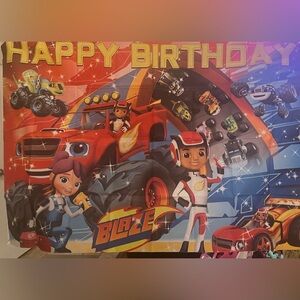 Blaze and the Monster Machines Birthday Banner